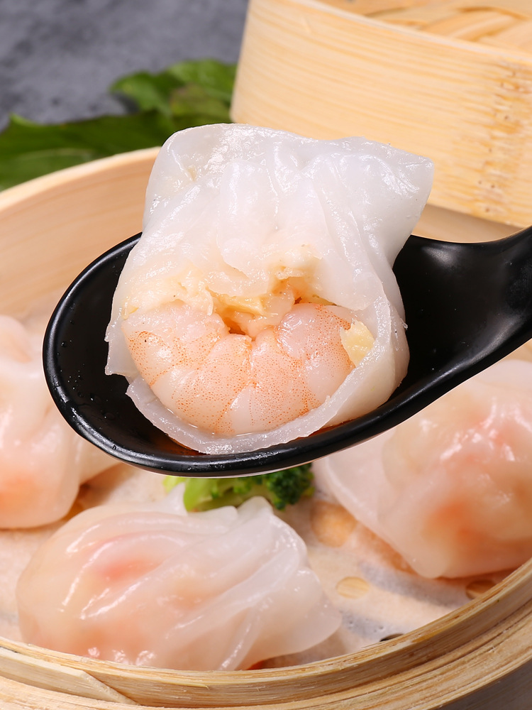 虾饺 水晶虾饺 港式虾饺广式 早茶点心水饺虾仁饺子500克-阿里巴巴