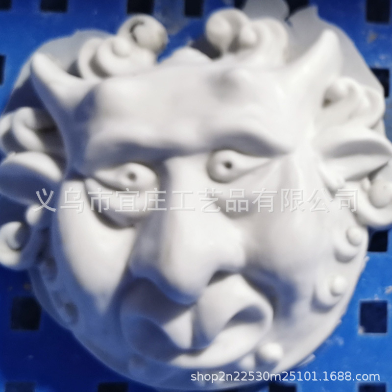 door knockers 跨境龙脸门把手壁挂树脂工艺品迷宫门环家居装饰品