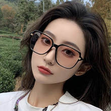 墨镜女高级感ins韩版浅粉色大脸显瘦2022年新款防紫外线太阳眼镜