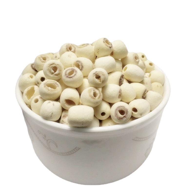 今年新莲子干货散装心小颗粒野生白莲子磨皮去芯莲子500g包邮