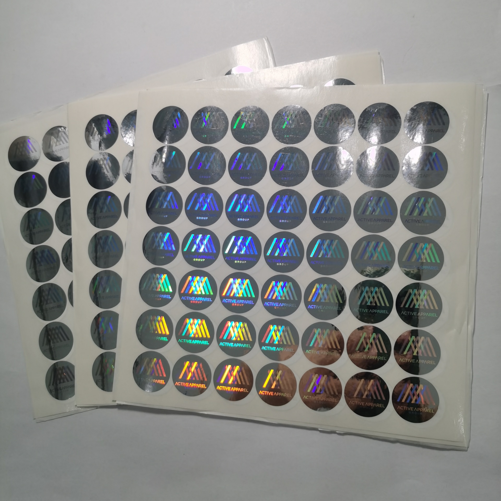 书本激光镭射防伪商标 普通防伪贴纸 图案变化3d全息防伪标签印刷