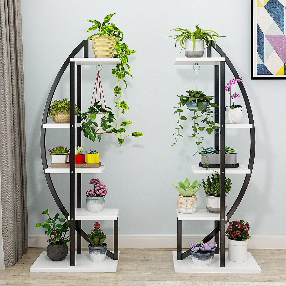 花架子多层室内特价客厅吊兰架卧室家用省空间阳台装饰置物架落地