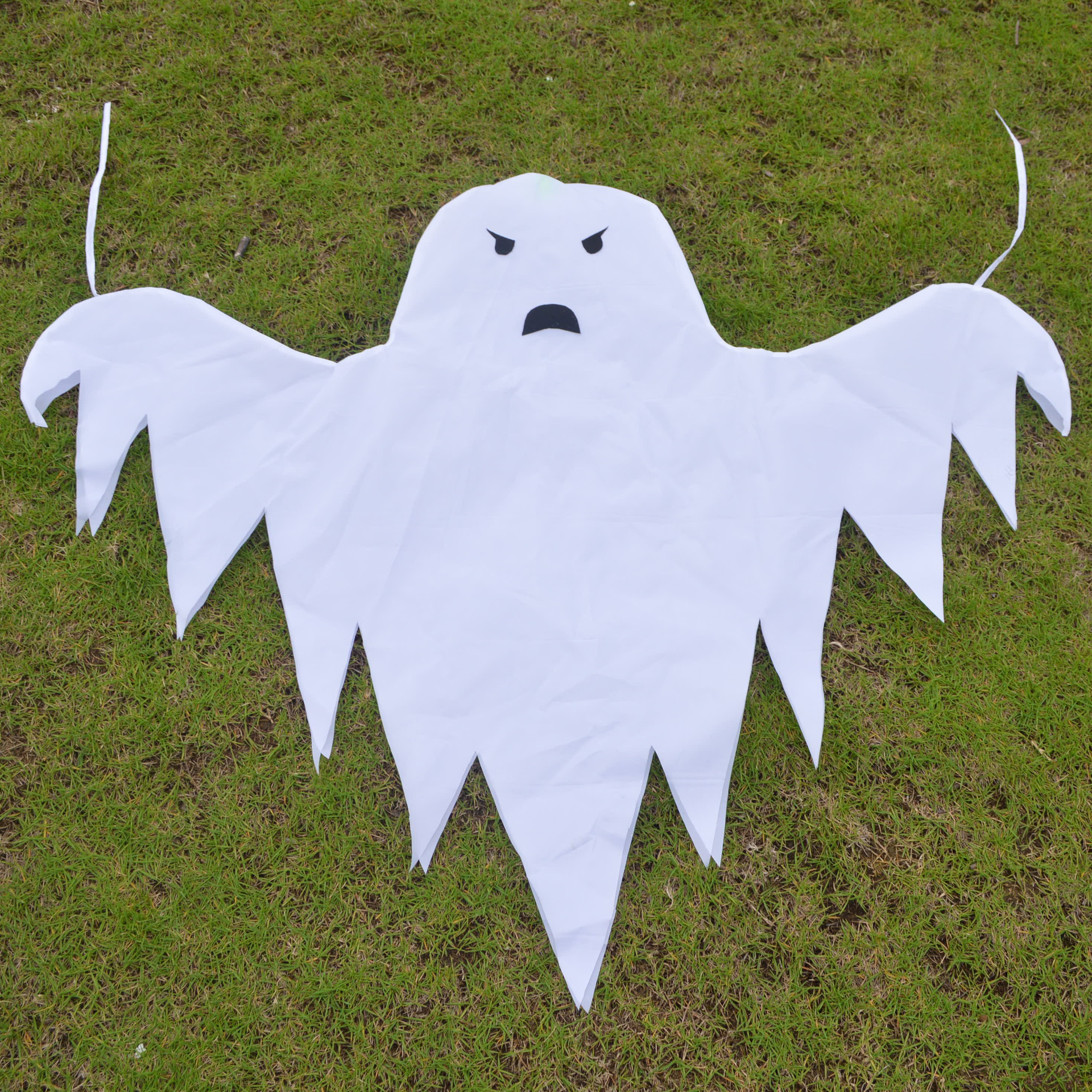 万圣节恐怖整人装饰幽灵挂件白色鬼头挂饰化妆舞会恐吓道具幽灵鬼