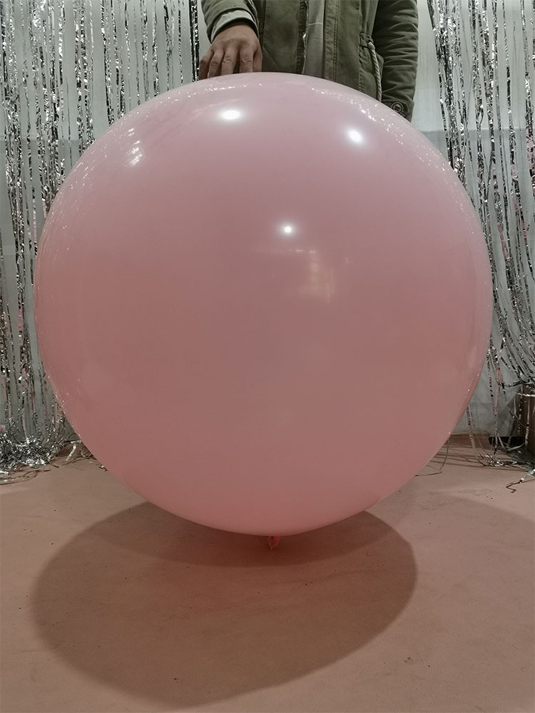 批发加厚防爆特大号超大36寸大气球正圆装饰布置儿童红色印字汽球
