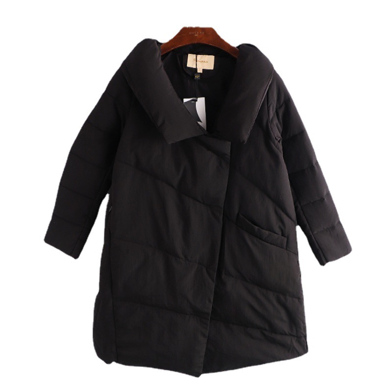 【肯系列羽绒服】2020冬新款简约白鸭绒羽绒服品牌折扣女装