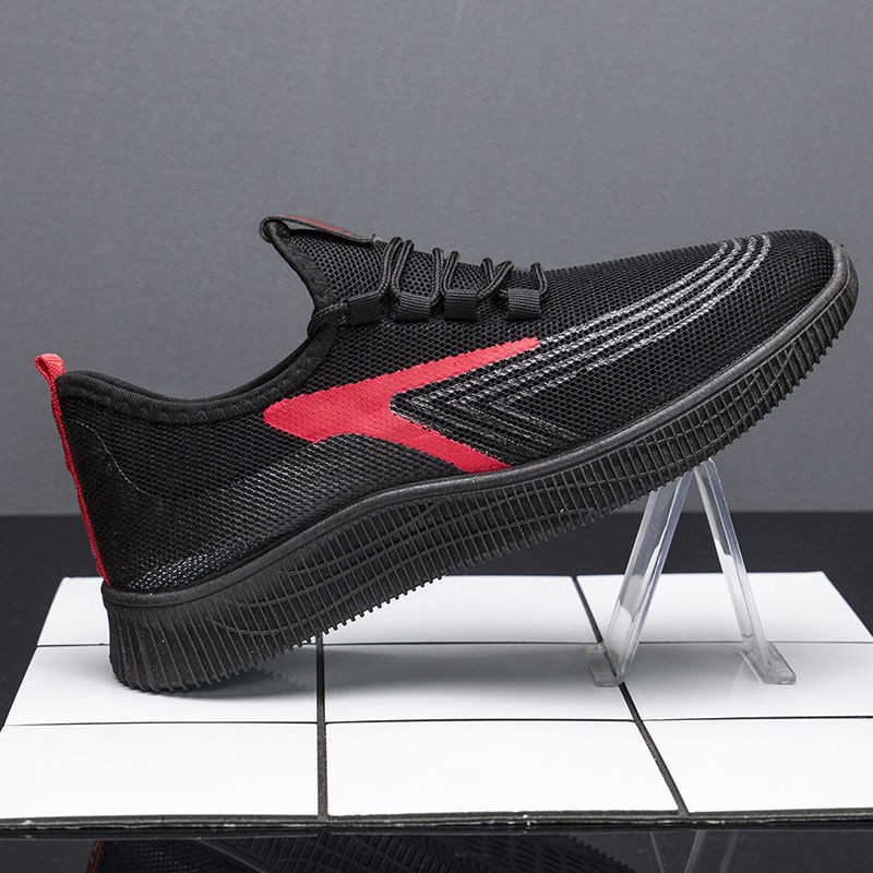 One Piece Dropshipping Men's Shoes Summer Casual Shoes Trend Breathable Sports Shoes Men's Cloth Shoes Stall Goods Wholesale Running Volume