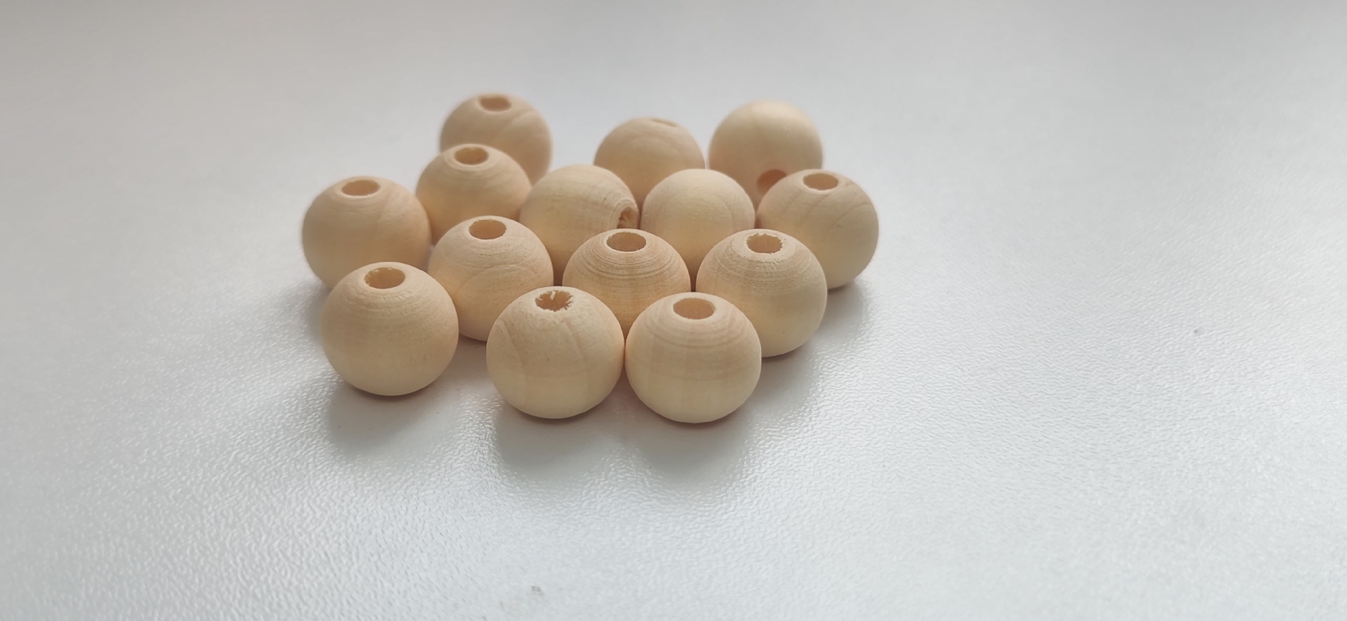 厂家直销批发6-40mm木珠现货禾木荷木圆珠diy散珠串珠配件饰品