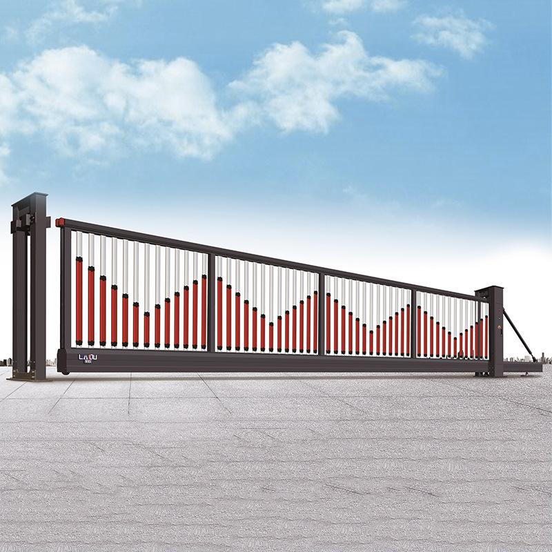 铝合金电动无轨智能悬浮门公司学校小区自动段滑门分段悬浮平移门