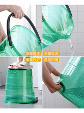 3WKF迷你小桶小号塑料圆桶透明装水桶储水桶手提加厚家用提水