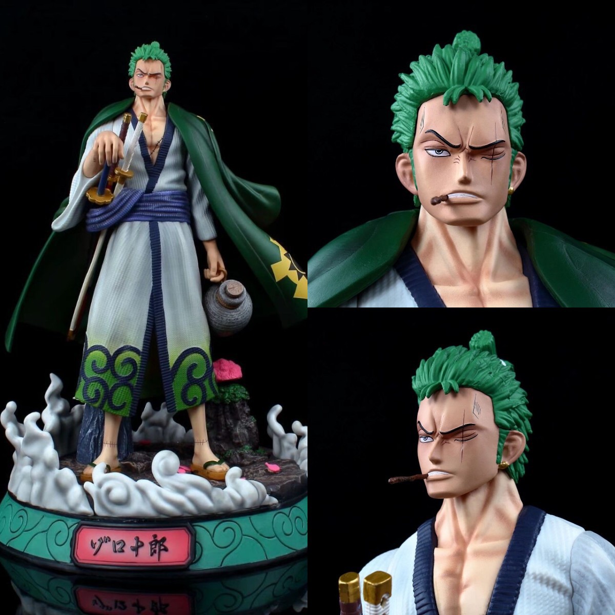 海贼 索隆 三刀流 和之国 梦幻 和服索隆 超大雕像 盒装手办模型