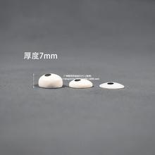 13mm毛毛球眼睛 DIY饰品配件 彩色可爱毛球粘贴眼睛 斗鸡眼装饰