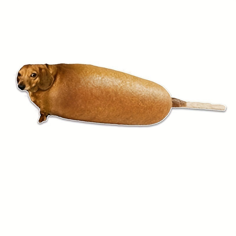 玉米狗贴纸乙烯基防水贴纸汽车笔记本电脑墙窗保险杠贴纸汽车贴纸