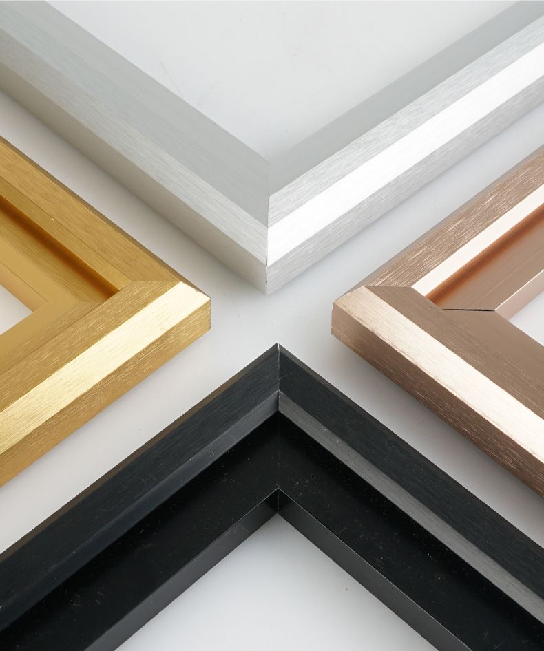 厂家铝合金镜框穿衣镜相框浴室镜卫生间镜子边框线条镜子边框型材