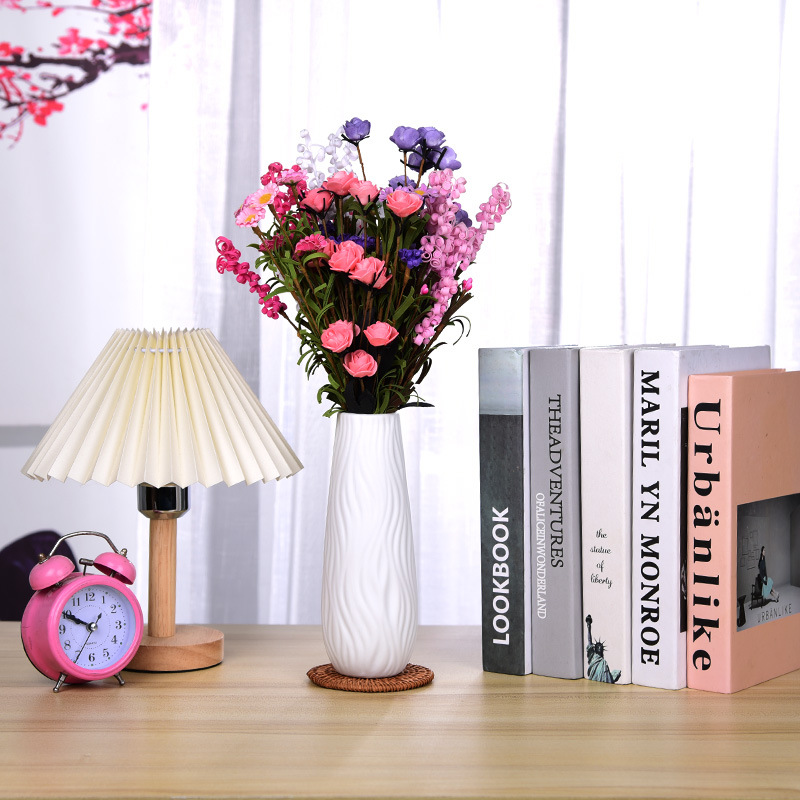 nordic vase ceramic flower arrangement dried flower and fake flower hydroponic living room restaurant home decoration small vase ins style wholesale