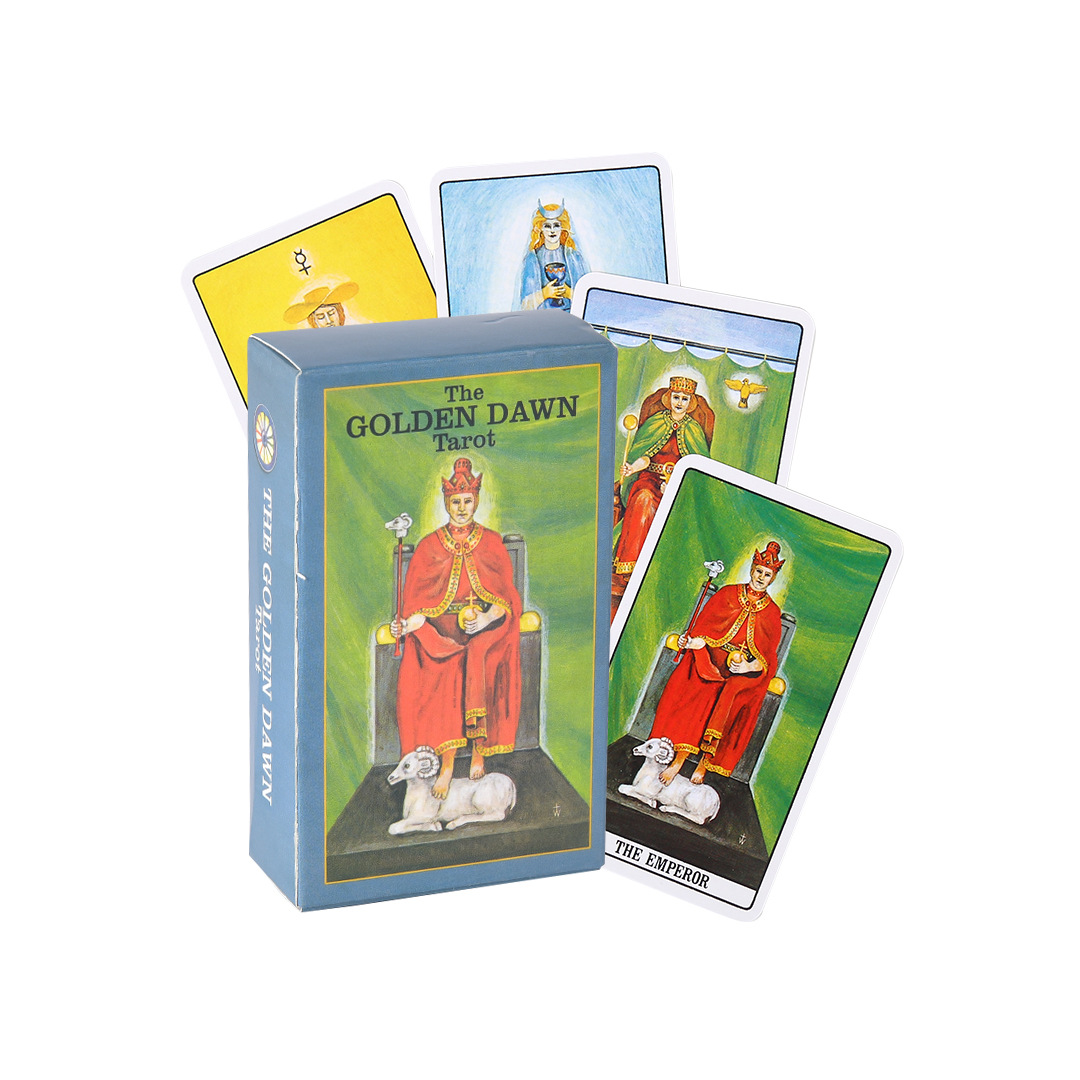 英文塔罗牌 golden dawn tarot deck 金色黎明曙光塔罗牌
