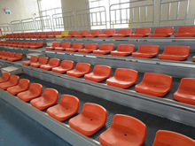 体育场伸缩看台椅篮球场室内青岛看台比赛座椅折叠软包剧院室外
