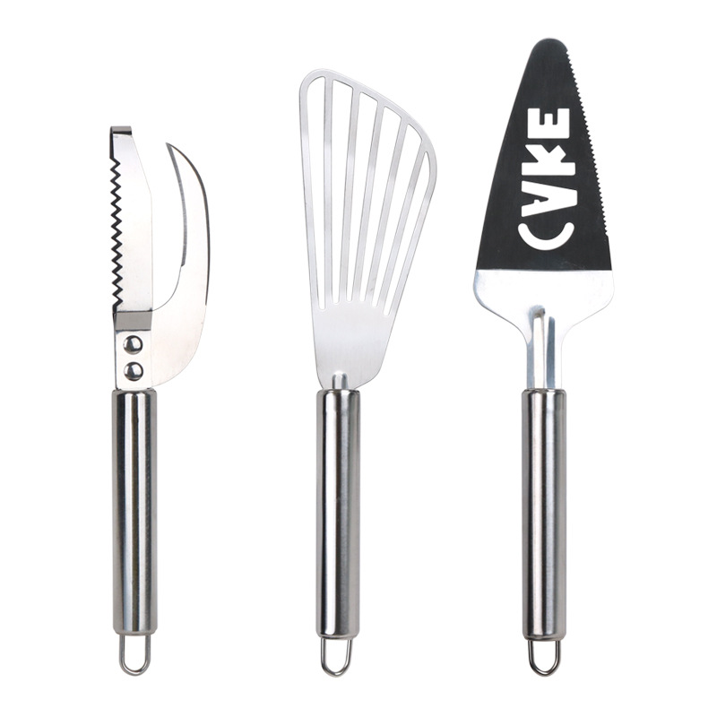 Pizza Wheel Knife Household Stainless Steel Oil Cutting Stick Spatula Set Commercial Western Cake Surface Dedicated Baking Tool