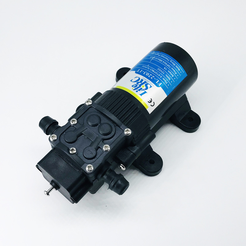 fl2202微型直流隔膜泵12v24v往复泵用于饮料设备液体灌装机水泵