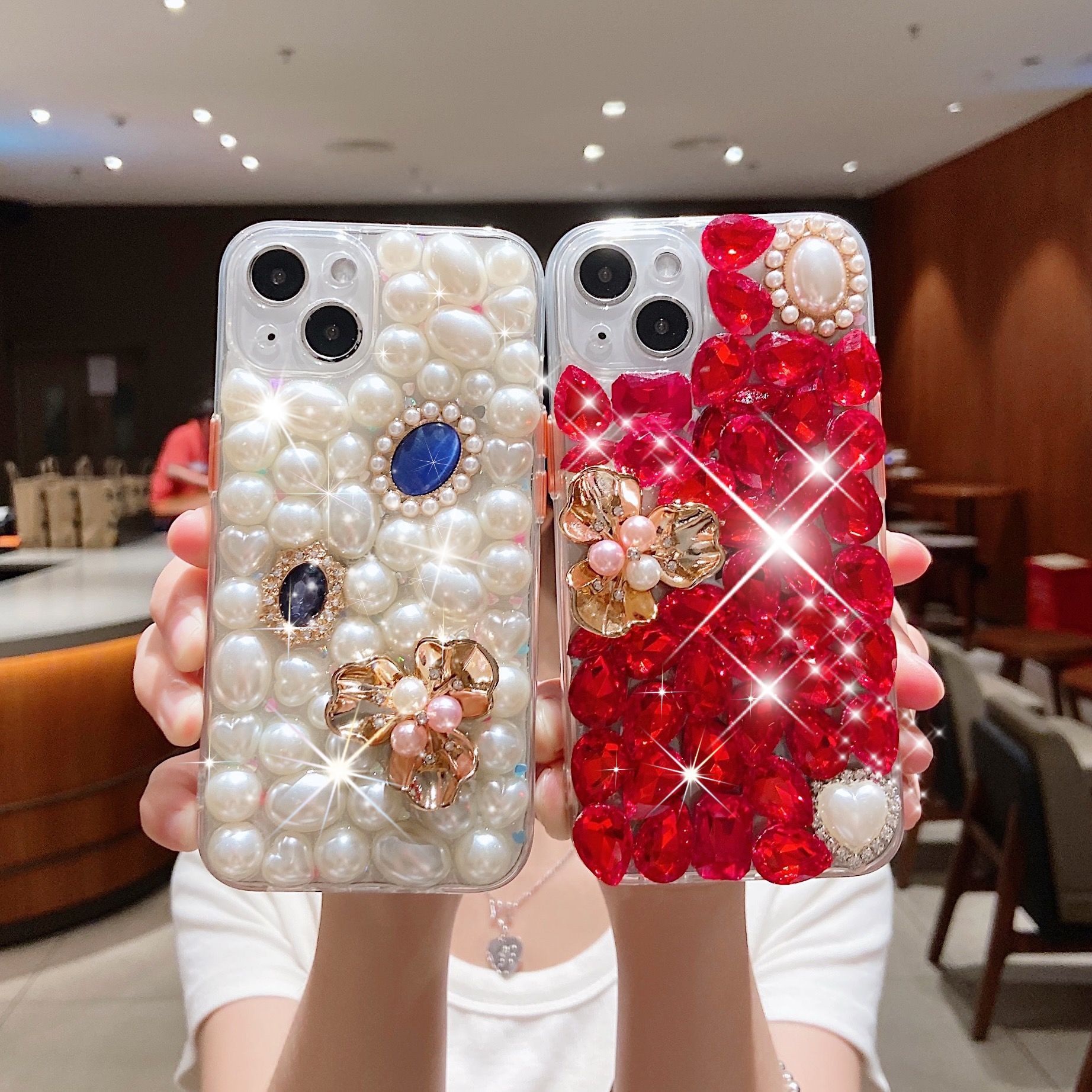 创意满钻石手机壳适用苹果13华为mate30vivox70荣耀50/oppo reno7