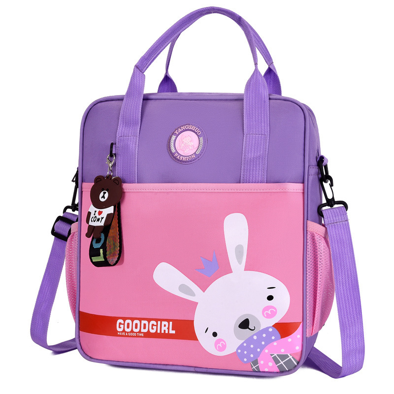 Elementary School Tuition Bag Children's Tutorial Bag Handbag Backpack Student Handheld Bag Art Bag Three-Purpose Bag