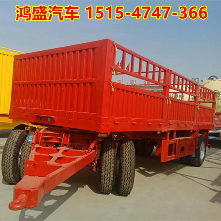 花栏式全挂拖车 自卸式全挂车 每小时行驶多少公里