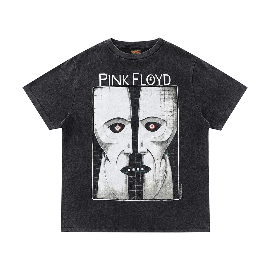 fog fear of god风格vtg白鬼短袖vintage高街自然水洗做旧t恤宽松