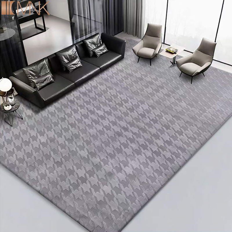 威尔顿丙纶地毯客厅卧室地毯北欧风现代简约轻奢机织沙发茶几垫