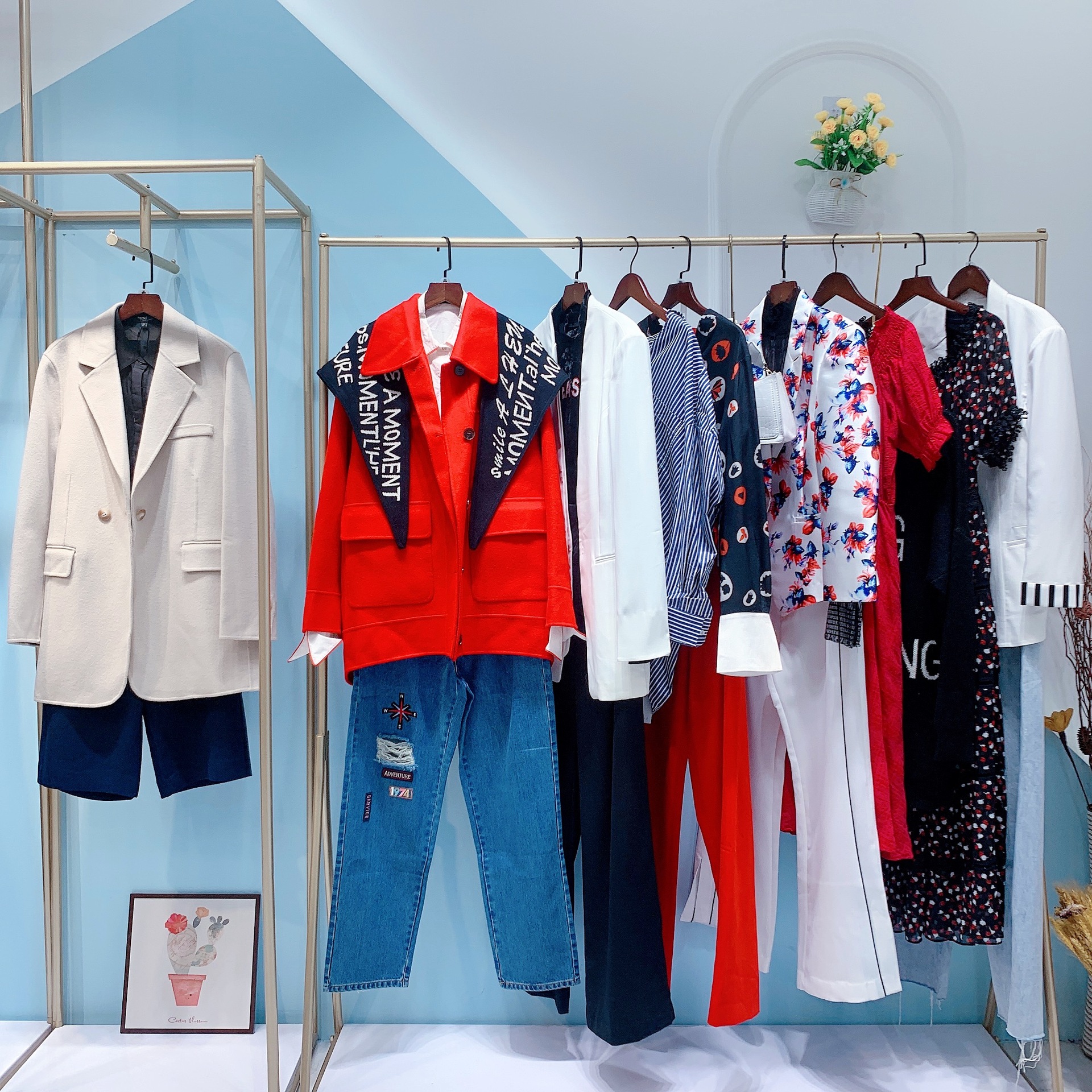 jnby 四季青韩国服装 折扣女装冬季 清仓处理库存外贸尾单批发