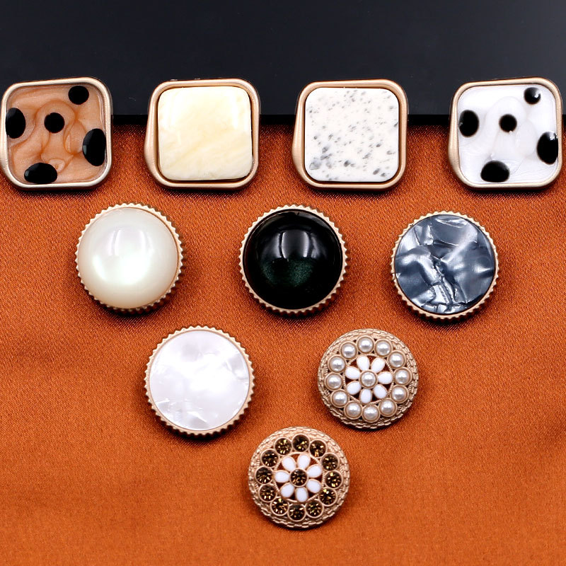 金属男风衣纽扣大衣圆形扣子花纹女毛衣毛呢外套服装装饰羊绒钮扣