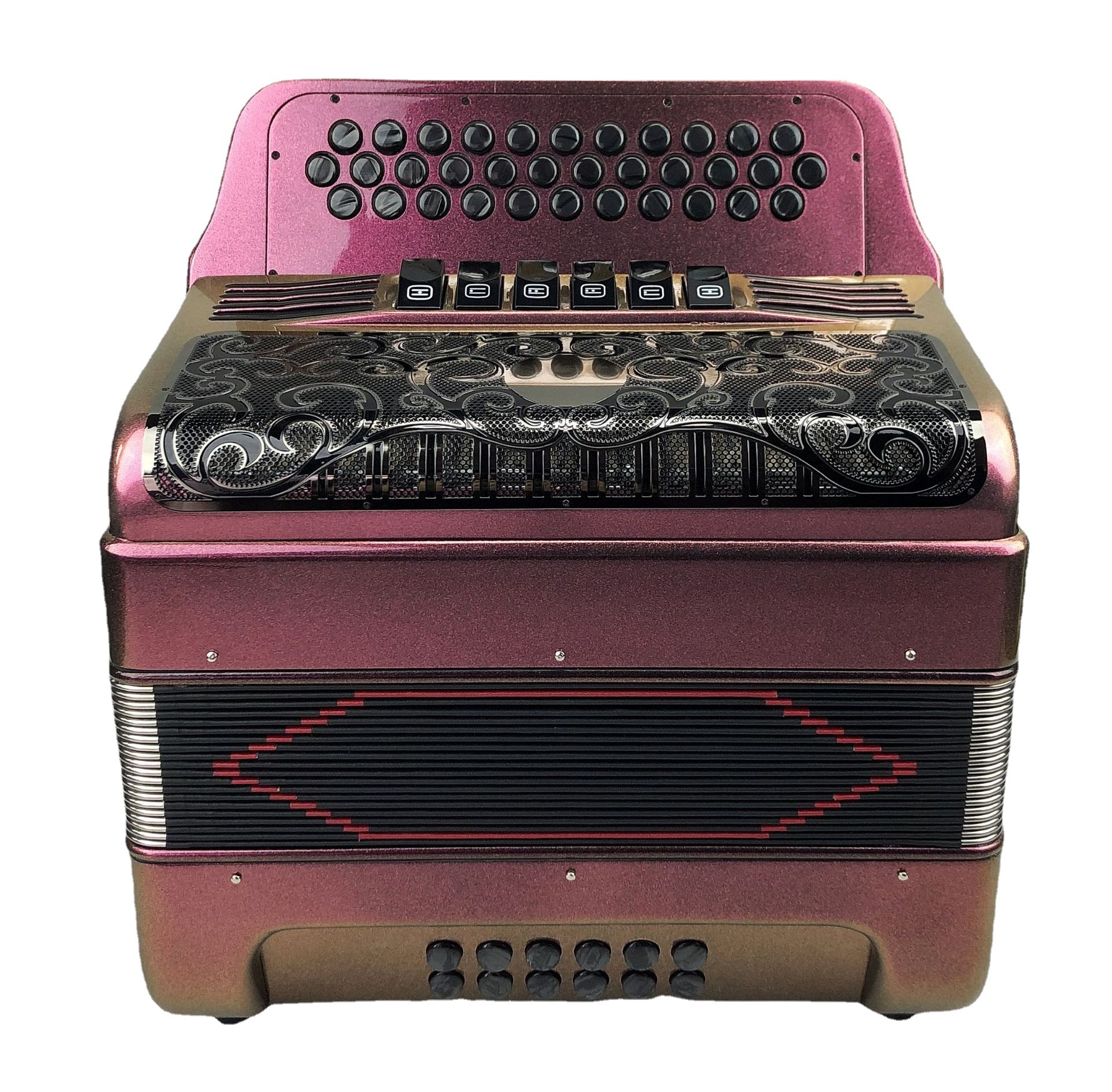 6变音器全音阶喷漆渐变色手风琴34键12贝斯出口美国墨西哥型-阿里巴巴