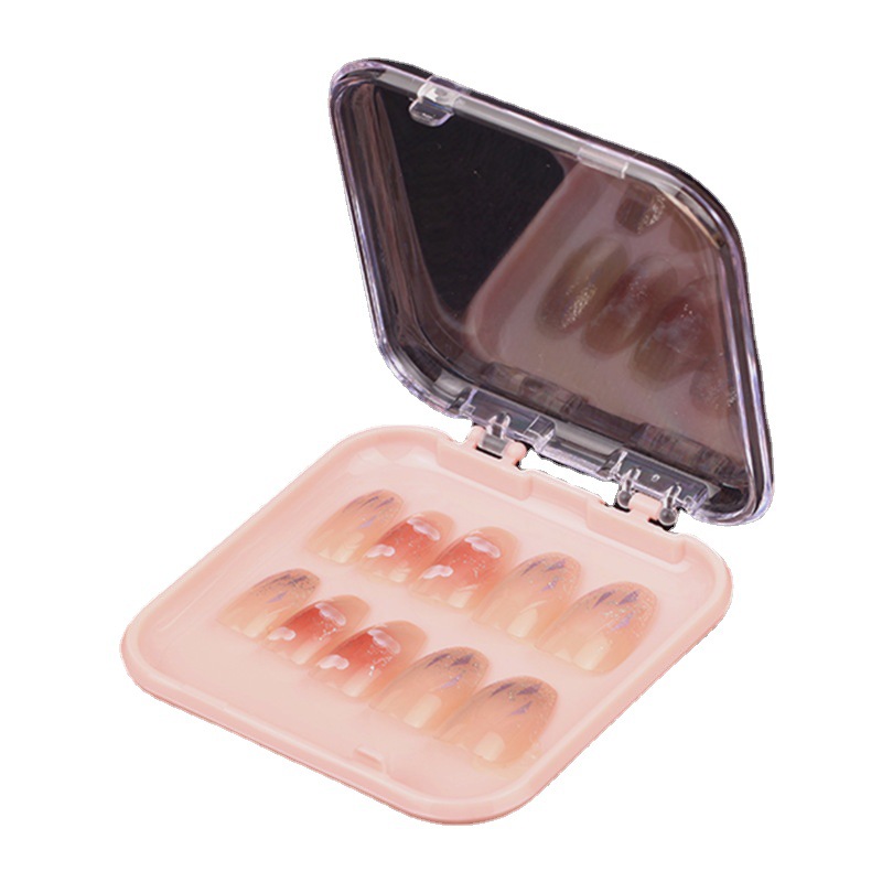 Specification 75*75 * 16mm Nail Box Nail Box Wear Nail Transparent Box Wear Nail Box