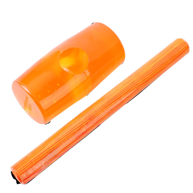 批发按摩捶橡胶锤子圆头软橡皮锤手柄一体有弹力像硅胶瓷砖胶牛筋