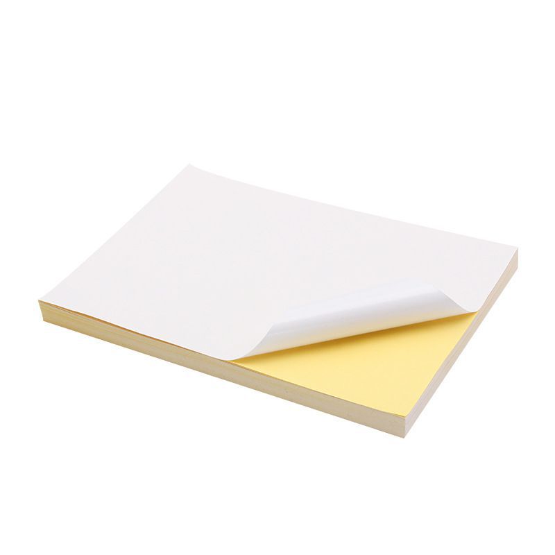 4不干胶标签贴空白背胶激光喷墨打印标签纸光面哑面打印纸批发