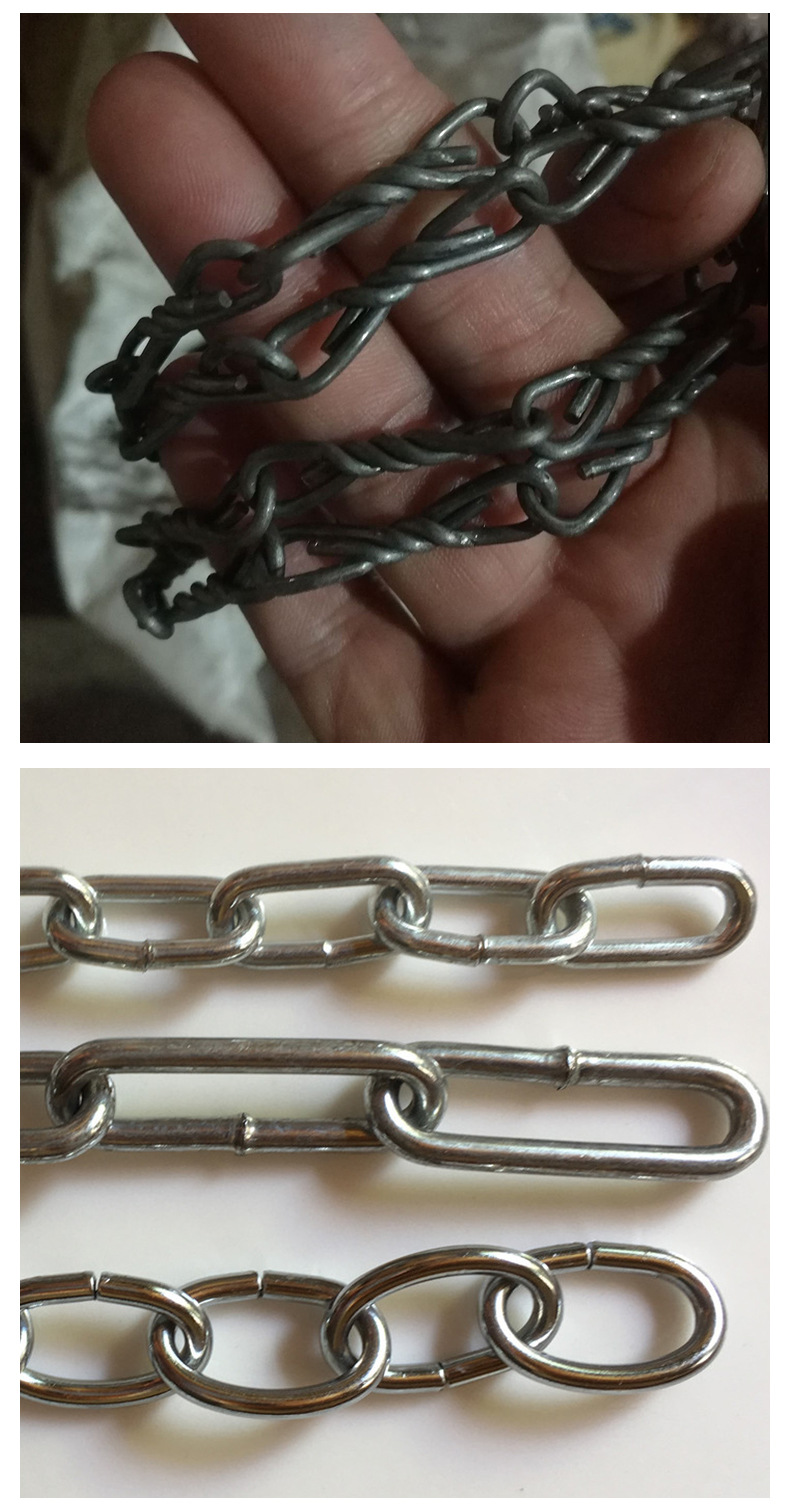 镀铬链条镀锌铁链浸塑套塑链条 吊灯工业圆环链起重圆环链可定做