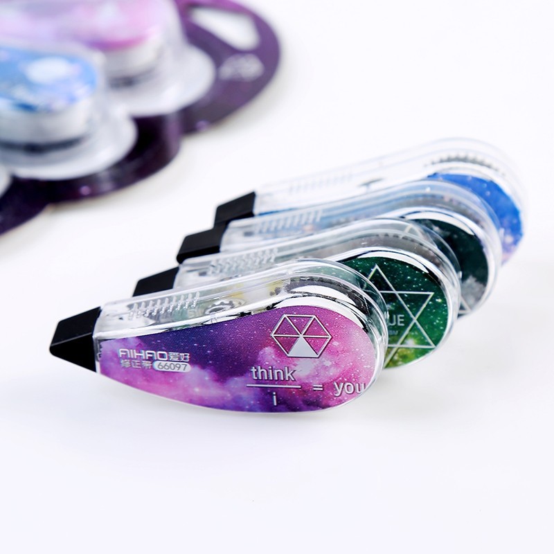 爱好星空修正带可爱66097连包一卡4个