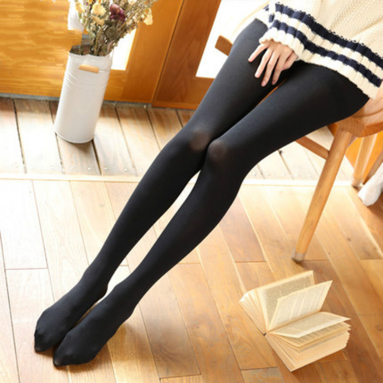 Spring and Autumn 80d Velvet Pantyhose Thin Slightly Thick Autumn Wear Light Leg Leggings Light Flesh Color Stockings