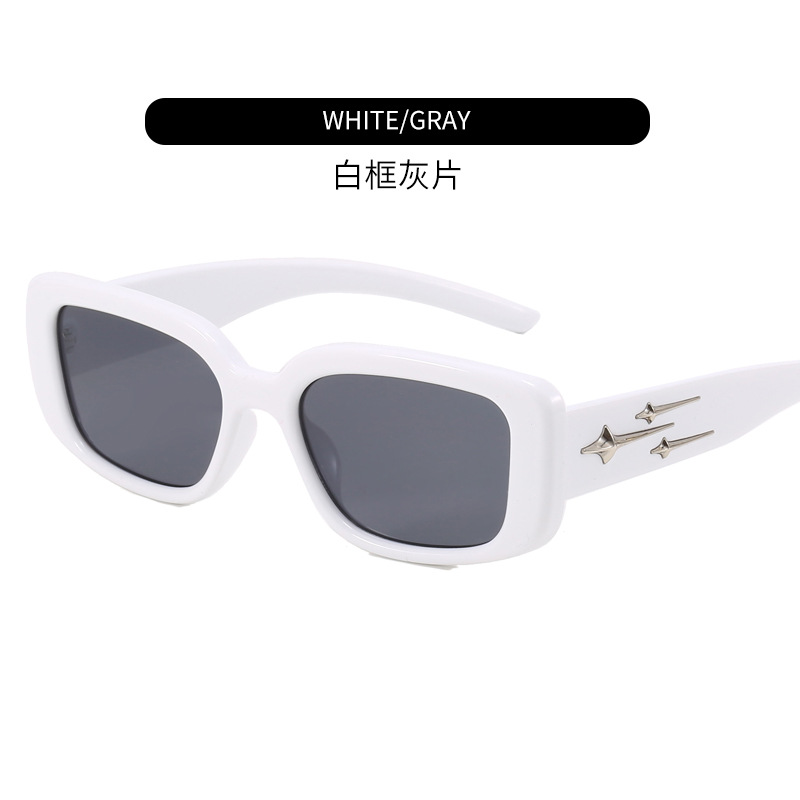 New GM Sunglasses for Women High-Grade Meteor Square Frame Glasses UV Protective Sunglasses Wholesale Eyeglasses