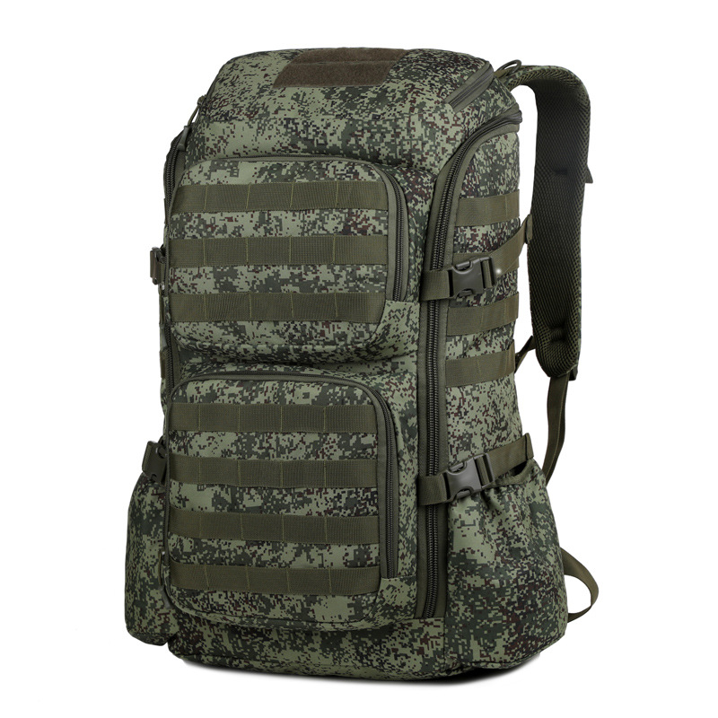 Military Fans Outdoor Camouflage Backpack Tactical Backpack Camping One-Day Bag Large Capacity Mountaineering Multi-Functional Sports