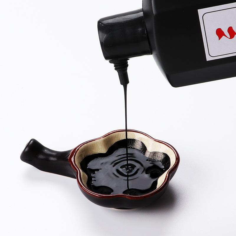 墨汁书法墨水毛笔书法大瓶书画超浓油烟墨快干作品创作用级书写春