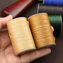 1JUE3卷批发0.45圆蜡线手缝DIY皮革工具编织绳链黑深灰酒红姜黄粉