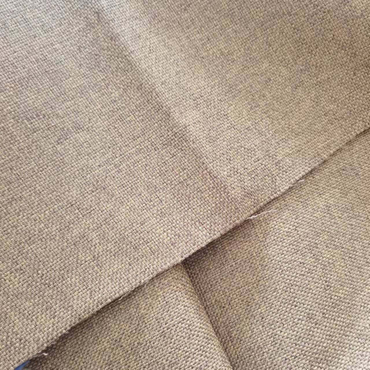 仿麻粗麻布料软包手袋布料批发棉麻抱枕坐垫车套面料亚麻沙发布料
