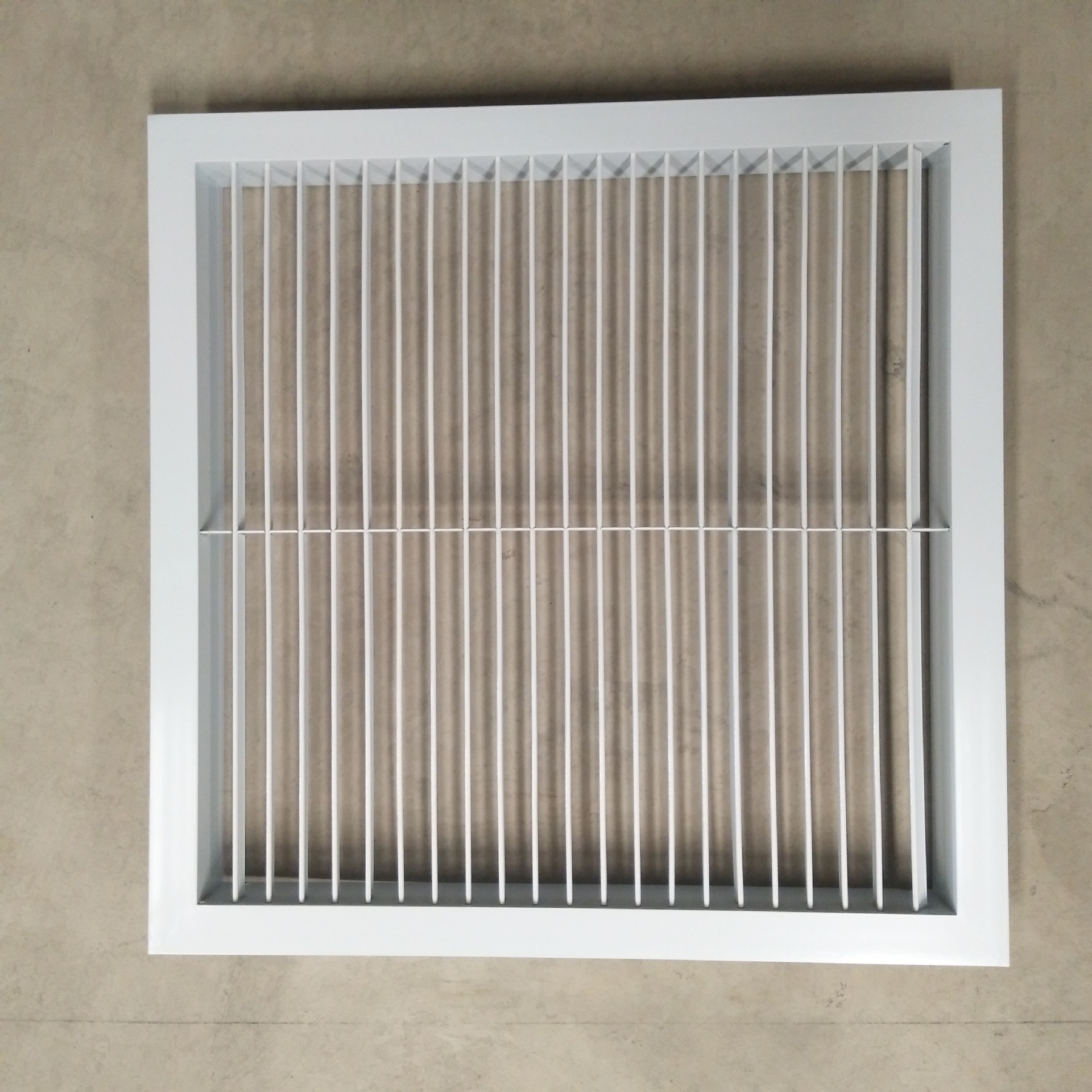厂家销售铝合金装饰送风口 方形单层防雨百叶风口 外墙通风口