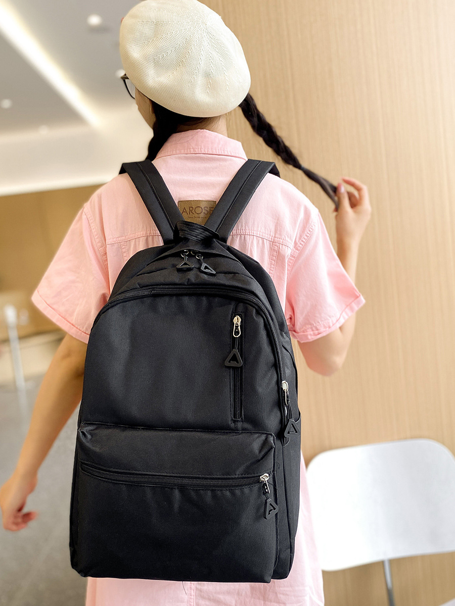 Large-Capacity Backpack Men's Backpack Men's Casual Travel Bag Computer Schoolbag Middle School Junior High School Student College Student Trend