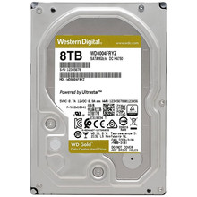 西数WD Gold 西数金盘3.5英寸 7200转 SATA 8TB WD8004FRYZ