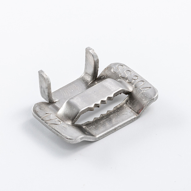 定制201 304 316 不锈钢打包扣扎带扣带搭扣钉牙型螺丝型金属卡扣