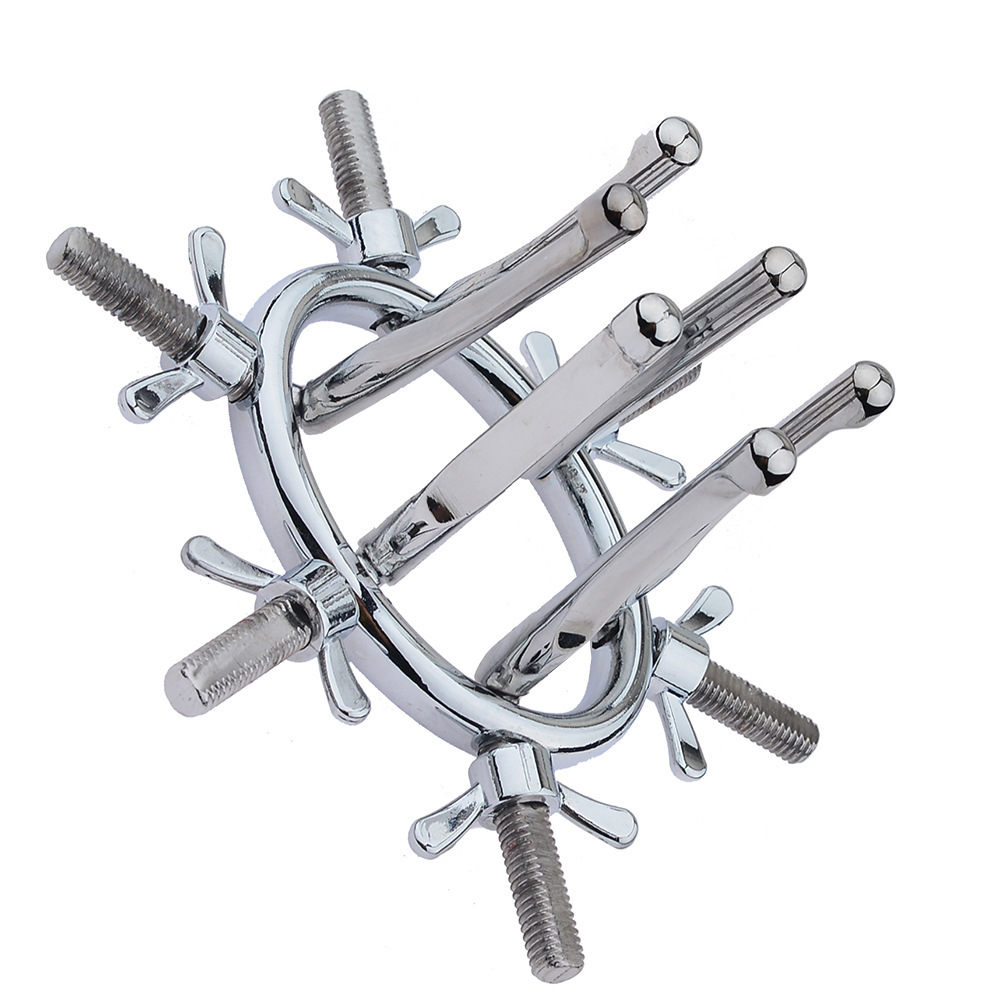 情趣用品金属sm扩肛扩阴器扩张器后庭窥视肛塞性用品玩具助性