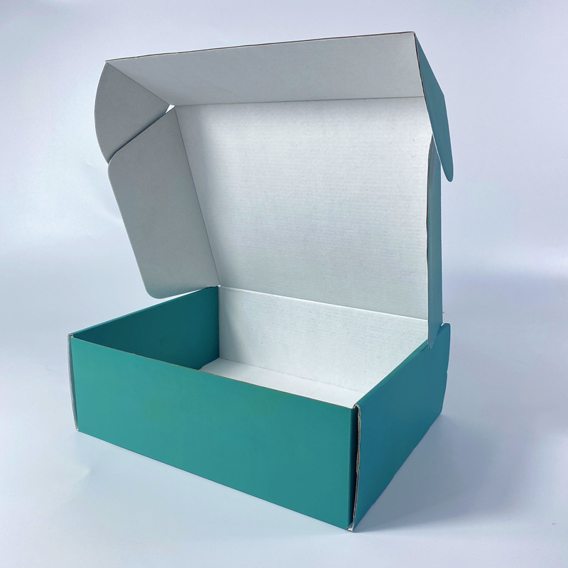 彩箱瓦楞折叠加厚e坑盒彩盒高端礼盒牛皮瓦楞纸盒定 制超大飞机盒