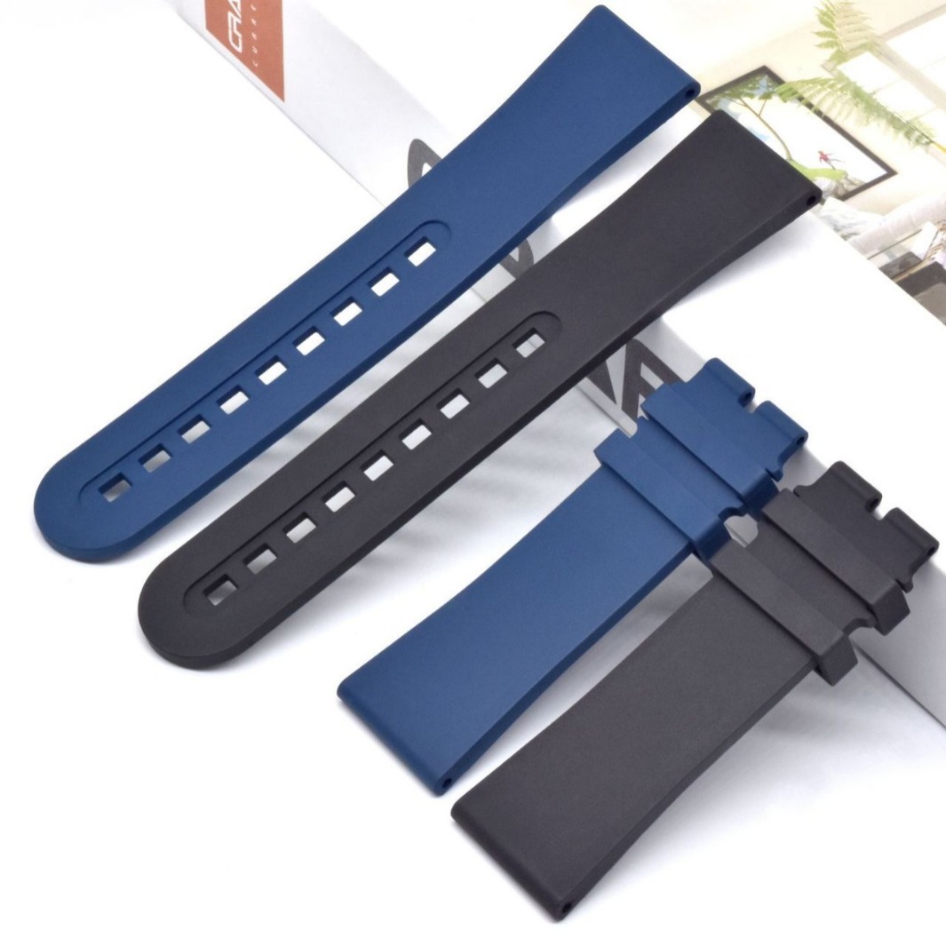 氟橡胶表带适配biancpain宝泊五十噚50寻5015 5200,23mm表链-阿里巴巴