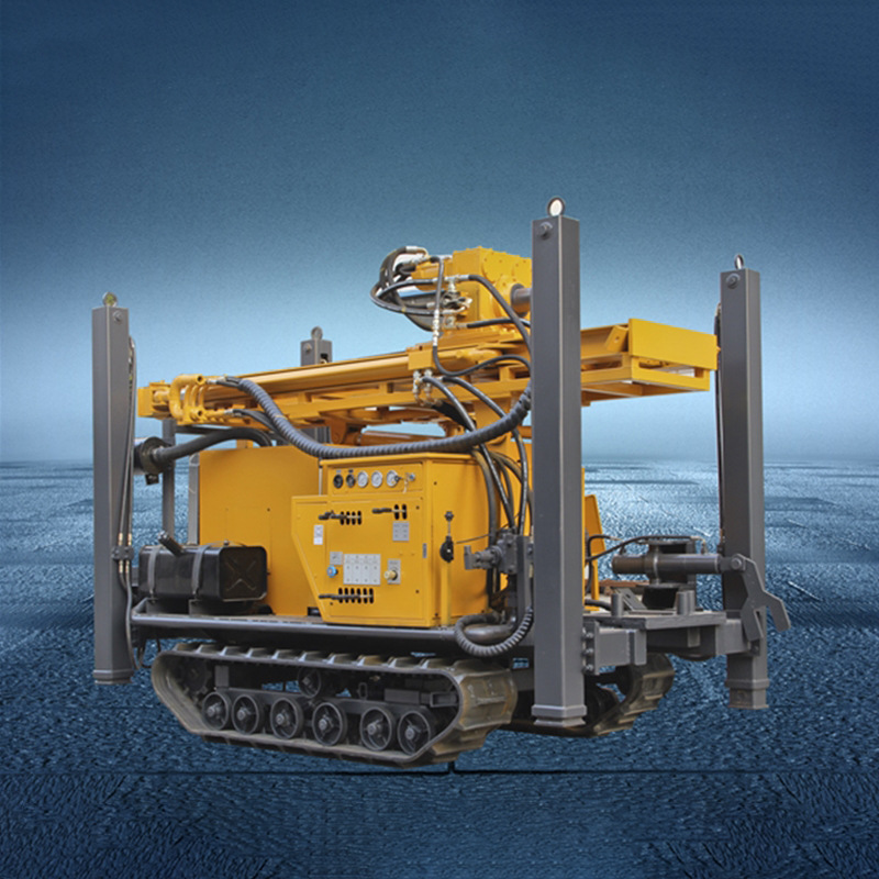 勘探取芯气动钻机履带式液压岩石钻井 机械顶驱水气两用钻机