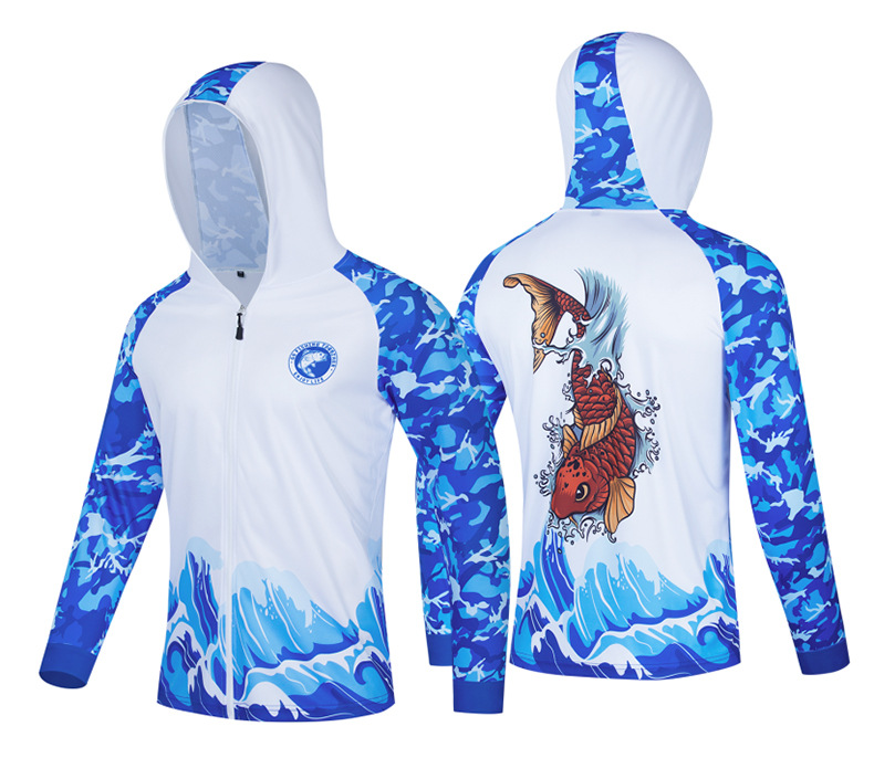 防晒衣 钓鱼服 运动服  防晒服钓鱼 钓鱼服装运动